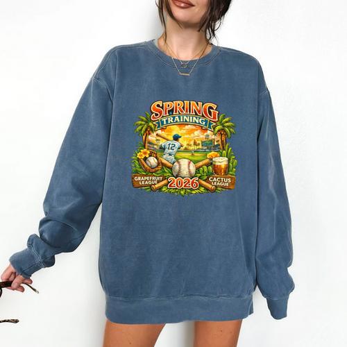 Awesome Spring Trainings 2026 Baseball Arizona Florida Comfort Colors Sweatshirt - Sportilla
