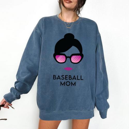 Baseball Mom Activity Mom Comfort Colors Sweatshirt - Sportilla