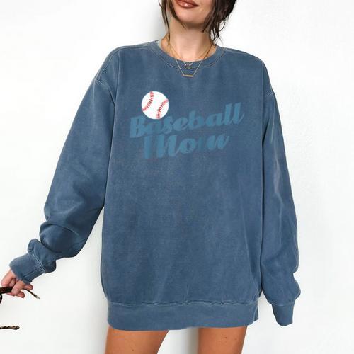 Baseball Mom Team Ball Sports Fan Raglan Baseball Tee Comfort Colors Sweatshirt - Sportilla