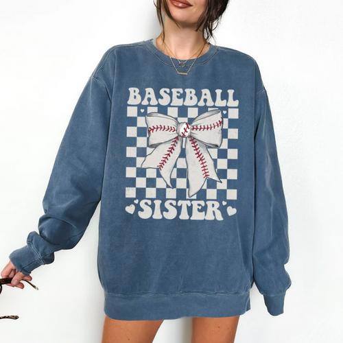 Baseball Sister Comfort Colors Sweatshirt - Sportilla