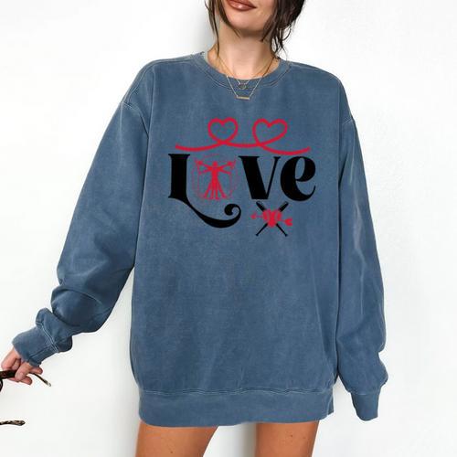 Baseball Softball Baseball Mom LOVE Baseball Premium Tri-Blend Comfort Colors Sweatshirt - Sportilla