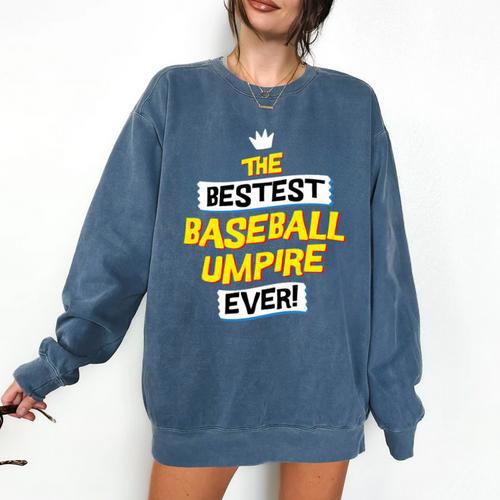 Best Baseball Umpire Job Occupation Premium Tri-Blend Comfort Colors Sweatshirt - Sportilla