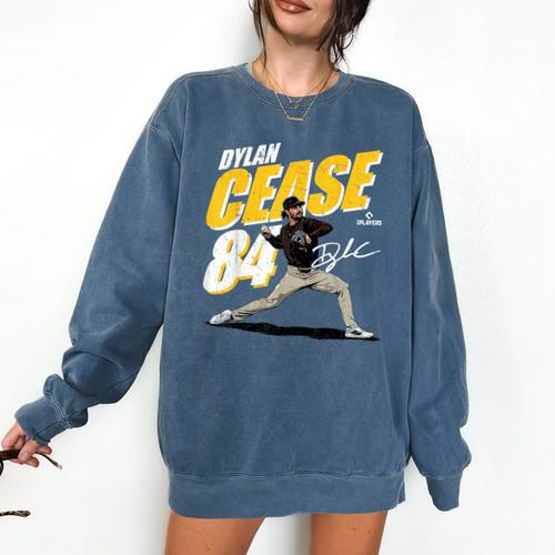 Dylan Cease San Diego MLB Baseball Players MLBDCE204M Comfort Colors Sweatshirt - Sportilla