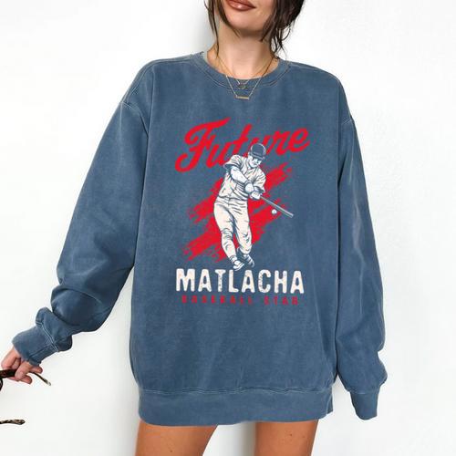 Future Matlacha Baseball Star Baseball Player Sports Theme Premium Tri-Blend Comfort Colors Sweatshirt - Sportilla