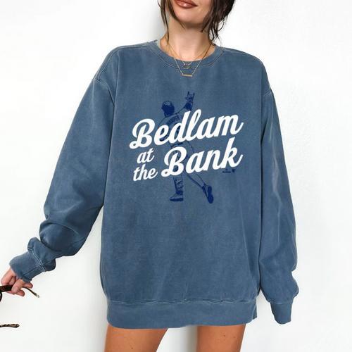 Philly Bedlam Bedlam At The Bank Philadelphia Baseball Premium Tri-Blend Comfort Colors Sweatshirt - Sportilla