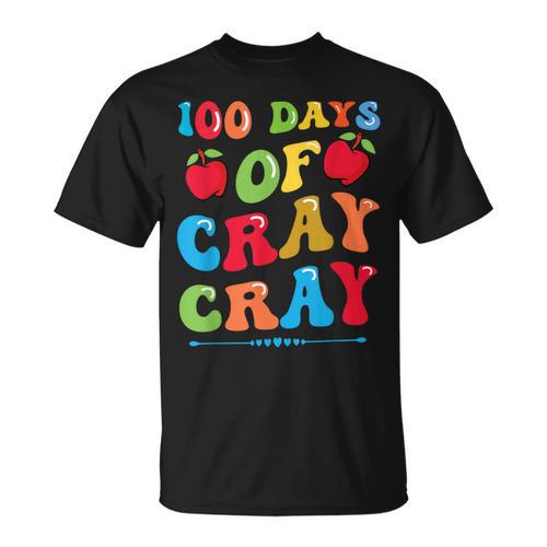100 Days Of Cray Cray Apples And Books T-Shirt - Bookorys DE