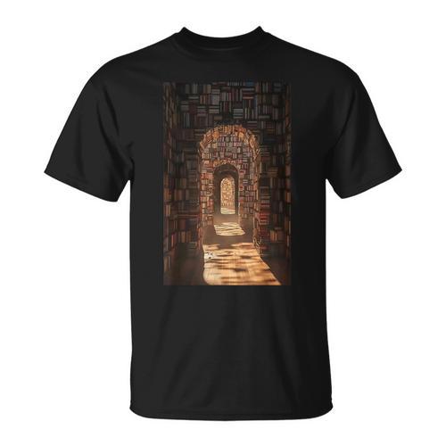 Aesthetics Books Cottagecore Bookshelf Bookworm Book Lover T-Shirt - Bookorys UK