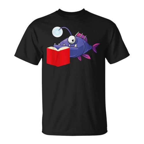 Anglerfish Reading Book T-Shirt - Bookorys DE