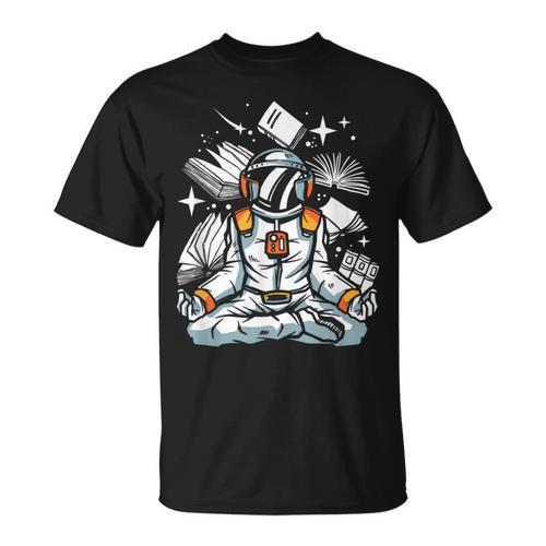 Astronaut Reader Books Lover Book Reading Nerd Literature T-Shirt - Bookorys