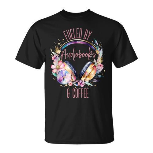 Audiobooks Coffee Lover Women Listen To Books Spicy Romance T-Shirt - Bookorys AU