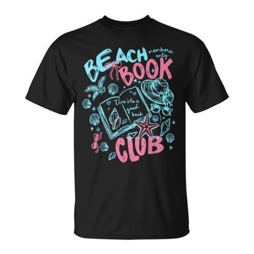 Beach Book Club Seashell Starfish Summer Vacation Hawaii T-Shirt - Bookorys