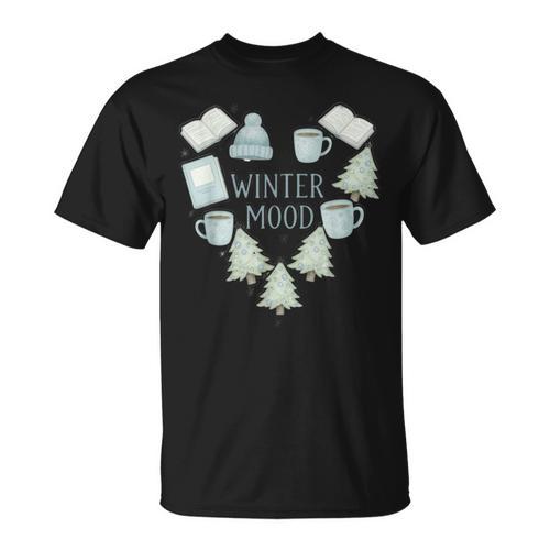 Big Winter Mood Book Lover's T-Shirt - Bookorys