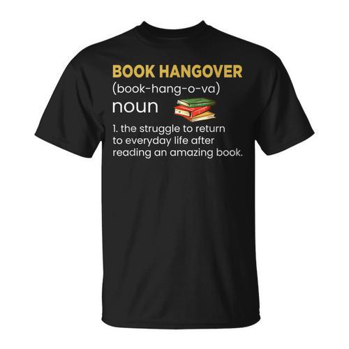 Book Hangover Definition Reading Lover T-Shirt - Bookorys CA
