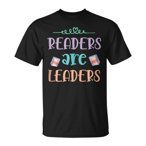 Book Lovers Shirt Reading Lover Shirt Readers Are Leaders T-Shirt - Bookorys