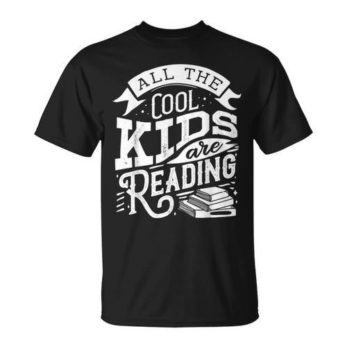 Book Reading Graphic Women Kids Book Lover Librarian T-Shirt - Bookorys AU