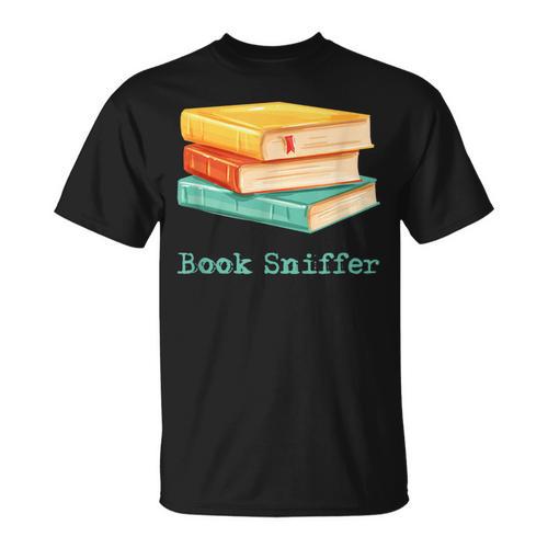 Book Sniffer Sniffing Booksniffing For Readers T-Shirt - Bookorys DE