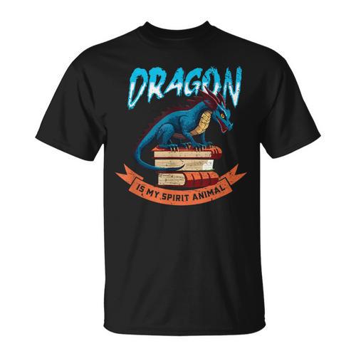 Booknerd Easily Distracted By Dragons And Books Dragon Lover T-Shirt - Bookorys