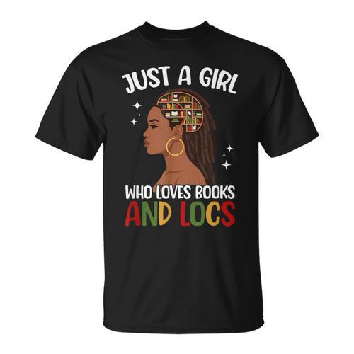 Books And Locs Loc'd Dreadlocs Locd Hair T-Shirt - Bookorys