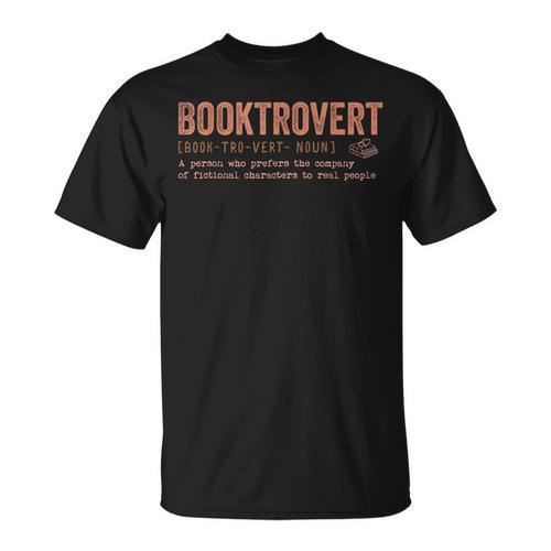Booktrovert Definition T-Shirt - Bookorys AU