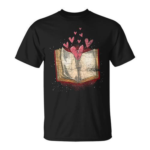 Bookworm Heart Librarian Book Nerd Library Reading T-Shirt - Bookorys UK
