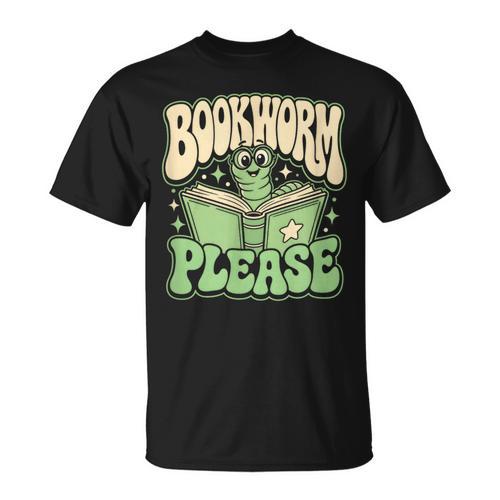 Bookworm Please Book Lover Reader T-Shirt - Bookorys AU