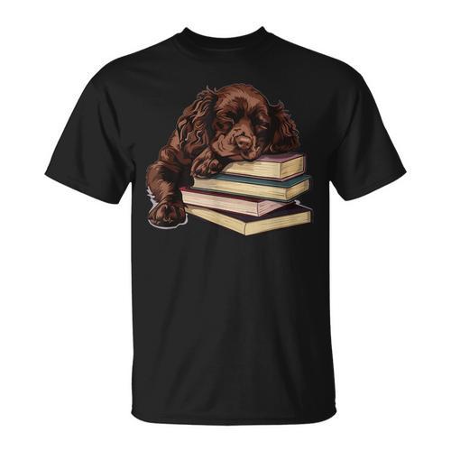 Boykin Spaniel Books Dog Breed Graphic T-Shirt - Bookorys