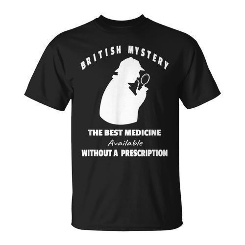 British Mystery Books Reader Crime Suspense Reading Lover T-Shirt - Bookorys AU