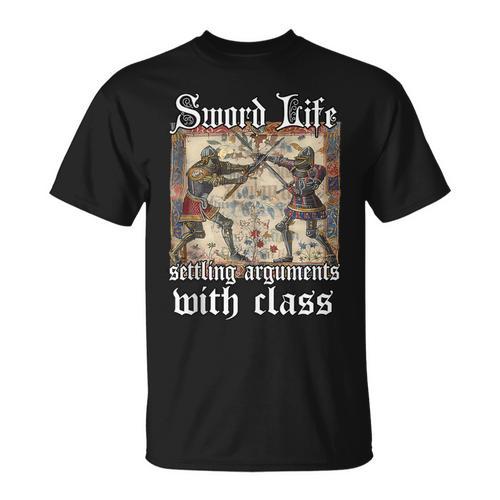 Buhurt Book Of Hours – Epic Knight Fight In Armor Buhurt T-Shirt - Bookorys AU