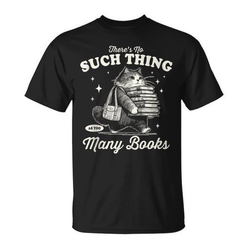 Cat Book Lover Reading Quote T-Shirt - Bookorys AU