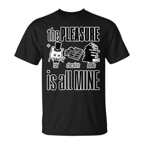 Cat Chocolate Books All Mine T-Shirt - Bookorys UK