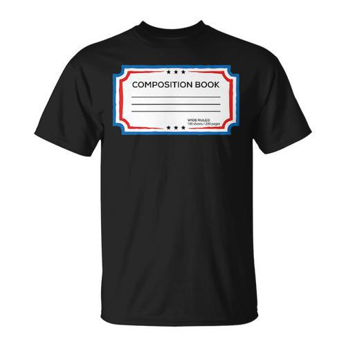 Classic Composition Book Cover Teachers And Students T-Shirt - Bookorys AU