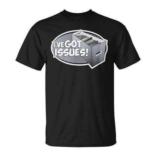 Comic Book Shirt I'Ve Got Issues Comics Lover T Shirt T-Shirt - Bookorys