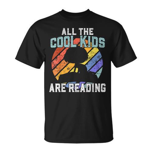 All The Cool Kids Are Reading For a Book Lovers T-Shirt - Bookorys