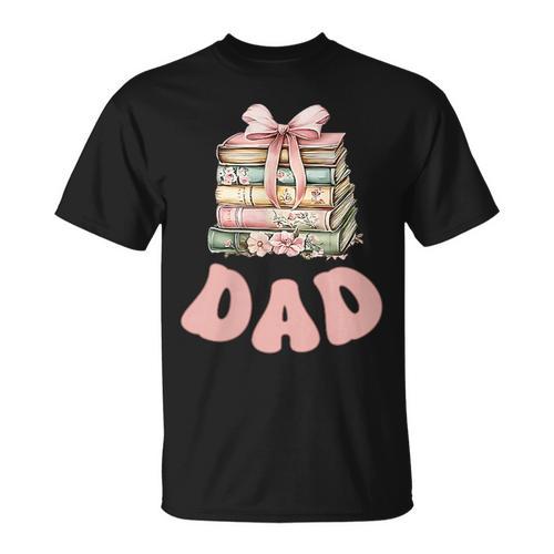Dad Book First Chapter Birthday Family Matching Party T-Shirt - Bookorys