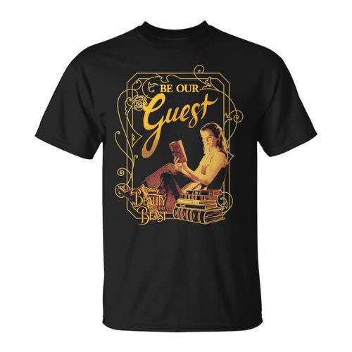 Disney Beauty And The Beast Belle Book Graphic T-Shirt T-Shirt - Bookorys