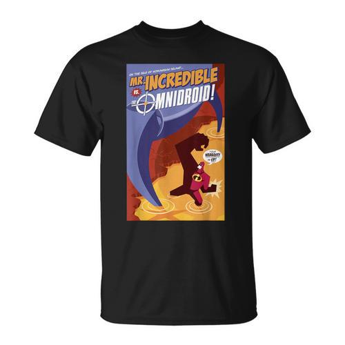 Disney Pixar The Incredibles Omnidroid Comic Book Cover T-Shirt - Bookorys