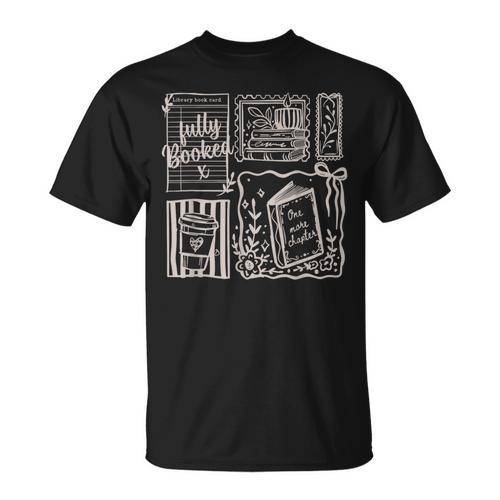 Fully Book One More Chapter Vintage Book Lovers Matching T-Shirt - Bookorys
