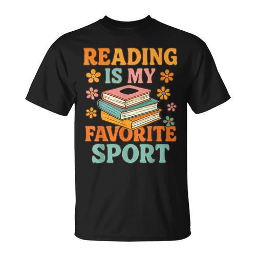 Fun Reading Is My Favorite Sport Book Lover T-Shirt - Bookorys UK