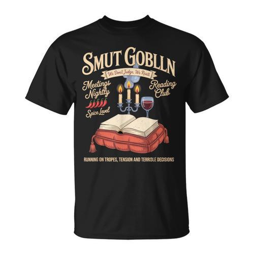 Goblin Reading Club Book Smut Romance Novel Reader T-Shirt - Bookorys CA