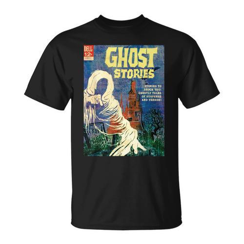 Halloween Horror Vintage Ghost Grim Reaper Comic Book Retro T-Shirt - Bookorys