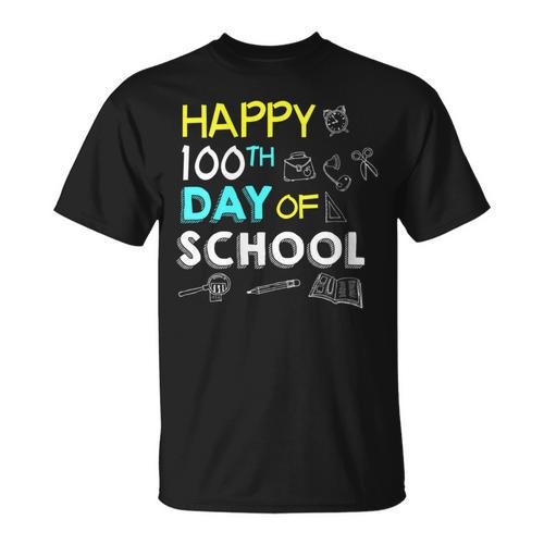 Happy 100th Day Of 5th Fifth Grade Books School Teacher T-Shirt - Bookorys UK