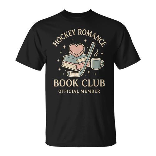 Hockey Romance Book Club Reader Love Reading Sports T-Shirt - Bookorys UK