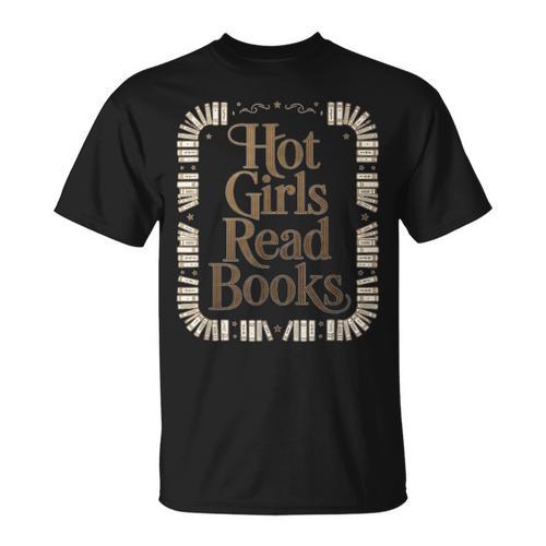 Hot Girls Read Books T-Shirt - Bookorys DE