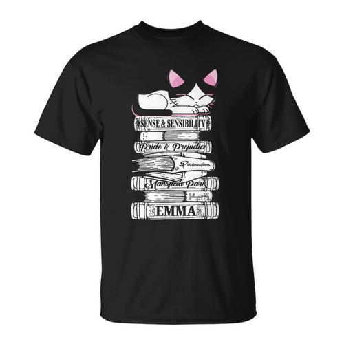 Jane Austen Mr Darcy Romantic Quote Literary Book Club Fan T-Shirt - Bookorys DE