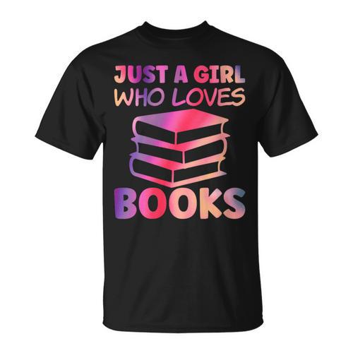 Just A Girl Who Loves Books T-Shirt - Bookorys DE