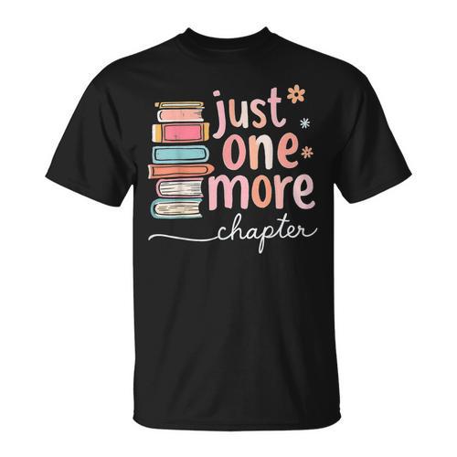 Just One More Chapter Pastel Book Lover Cute Adorable T-Shirt - Bookorys AU