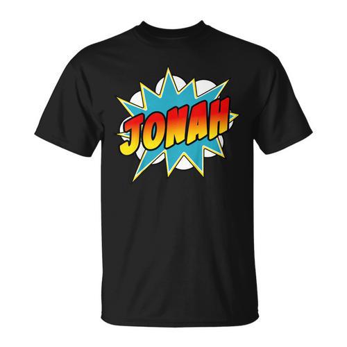 Kids Boys Jonah Name Comic Book Superhero T-Shirt - Bookorys UK