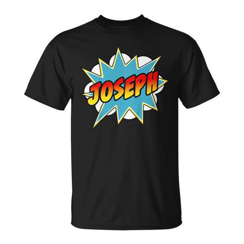 Kids Boys Joseph Comic Book Superhero Name T-Shirt - Bookorys AU