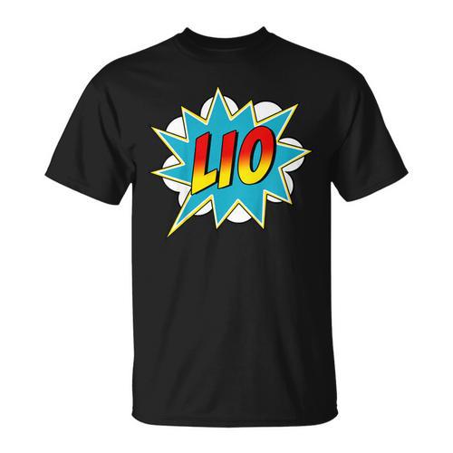 Kids Boys Lio Name Comic Book Superhero T-Shirt - Bookorys
