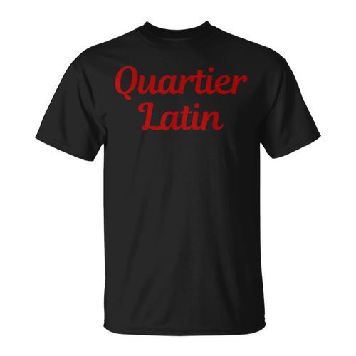 Latin Quarter Paris Tourism 5th Arrondissement Bookstores T-Shirt - Bookorys UK